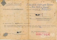 M2020_013_081f ii.jpg; M2020/013:081; Collection of immigration documents pertaining to Tamas and Judit Kaldor (nee Nemes); immigration documents